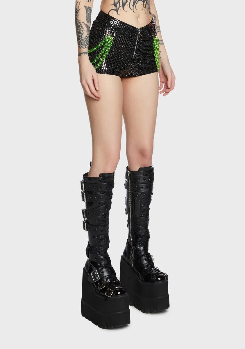 Alien Goddess Booty Shorts