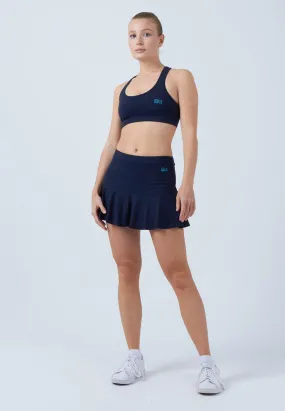 Bell-Shaped Tennis Skirt / Skort, navy blue