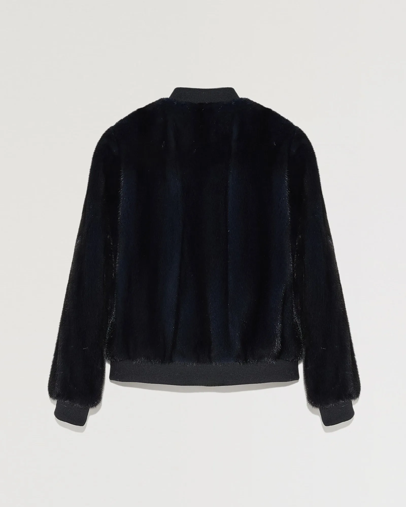 Bombers short mink fur jacket