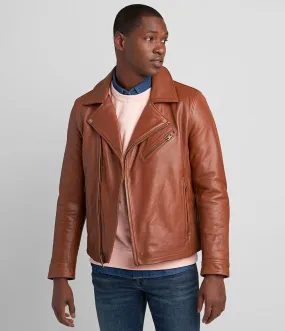 Charlie Leather Moto Jacket