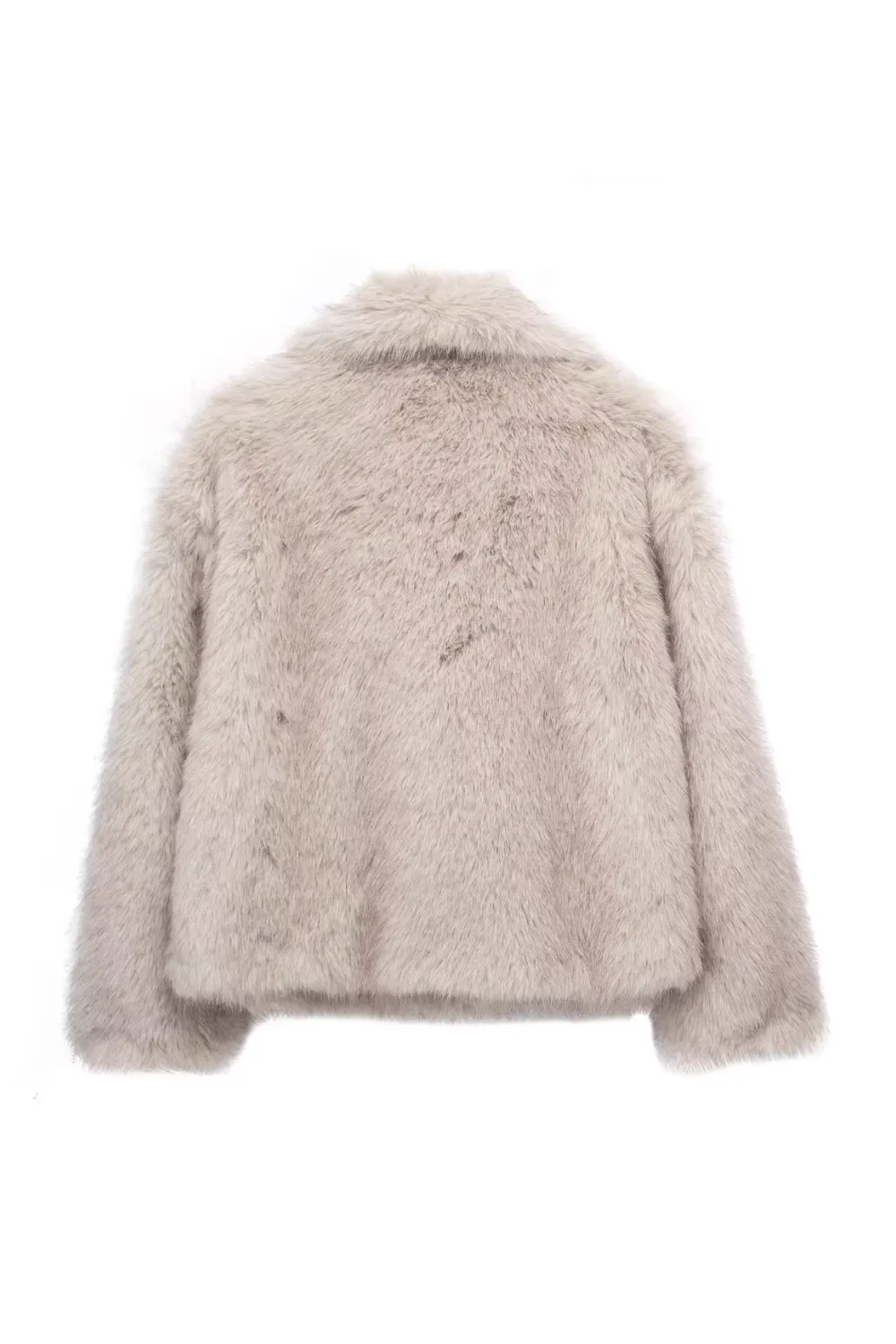 'Leila' Faux Fur Short Coat Jacket