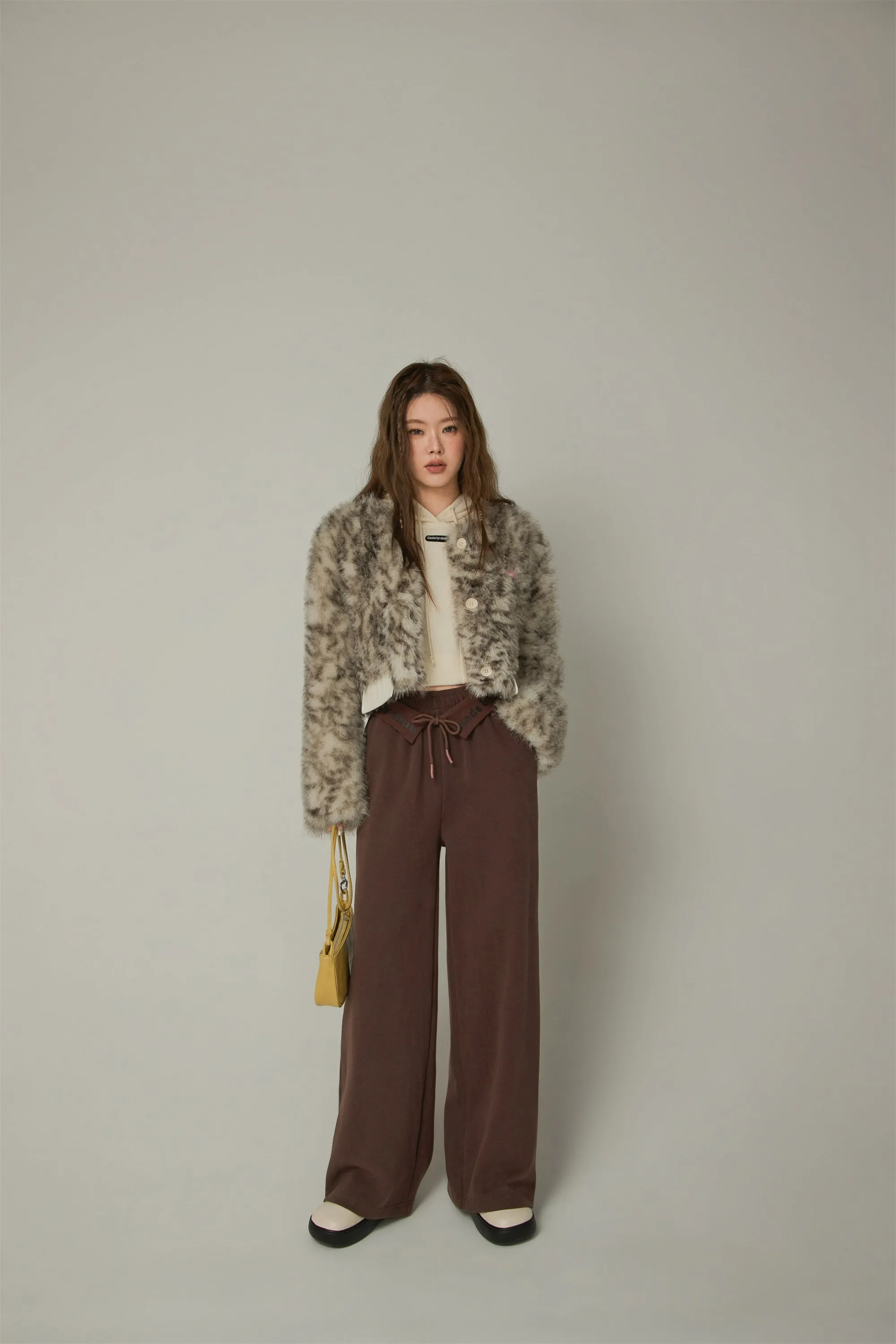 Logo String Wide Pants