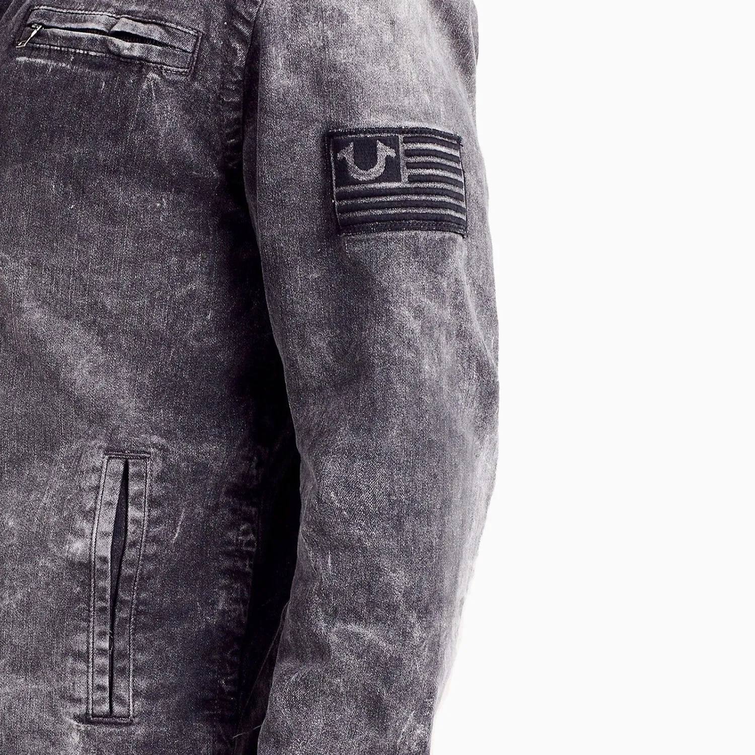 Men's Moto Slim Denim Jacket