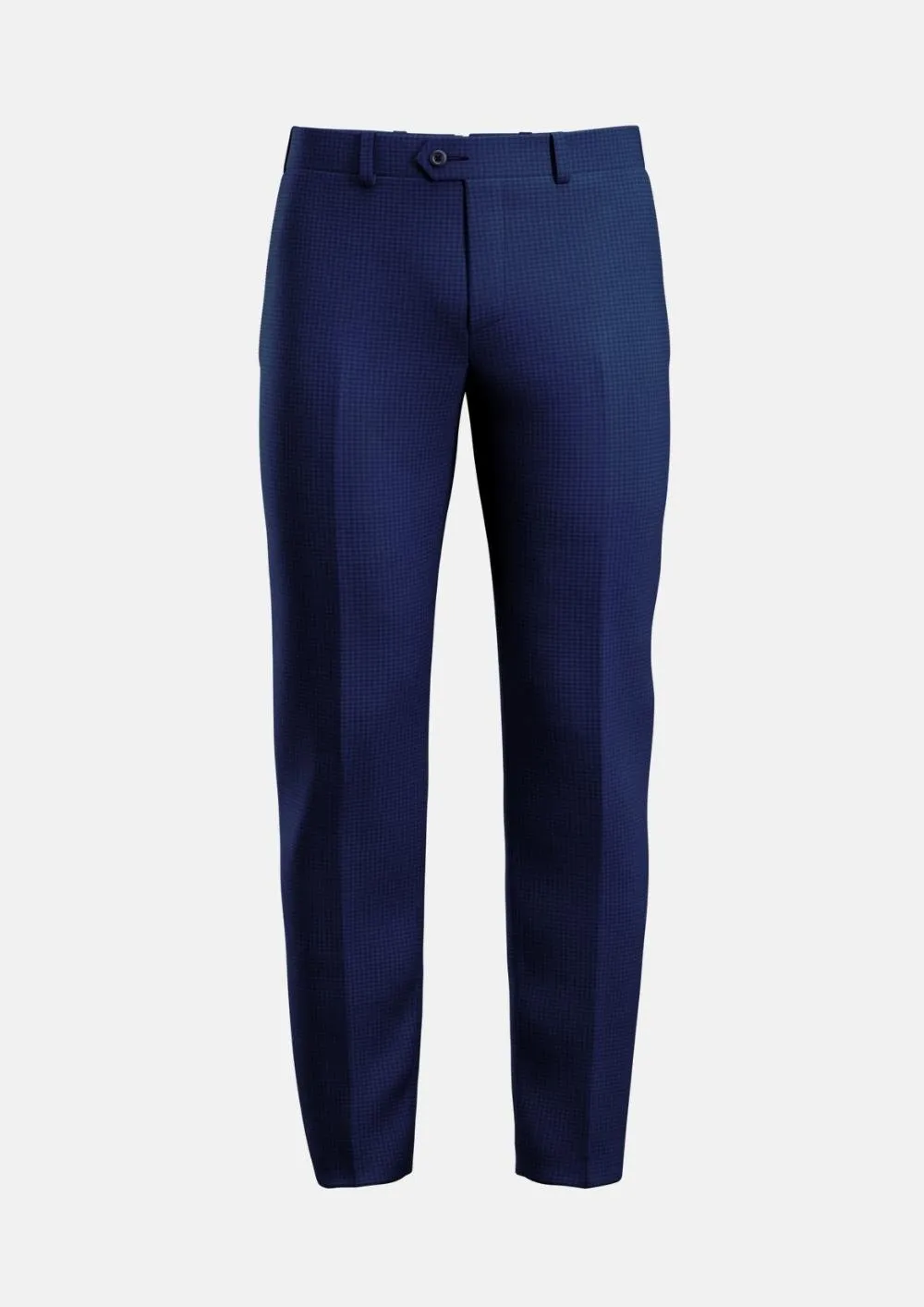 Royal Blue Microcheck Pants