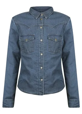 Savannah Moto Shirt Denim