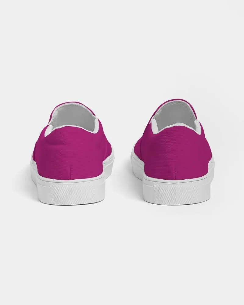 Shaded Magenta Slip-On Canvas Sneakers | Women's | C0M100Y0K30