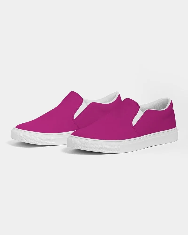 Shaded Magenta Slip-On Canvas Sneakers | Women's | C0M100Y0K30