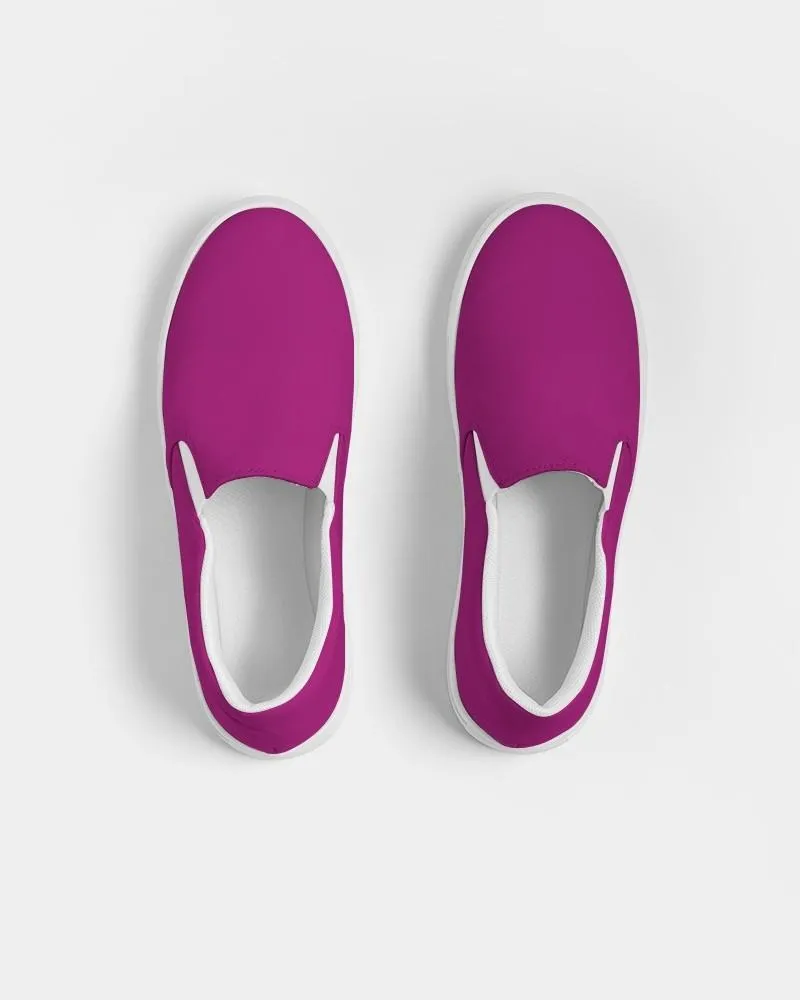 Shaded Magenta Slip-On Canvas Sneakers | Women's | C12M100Y0K30