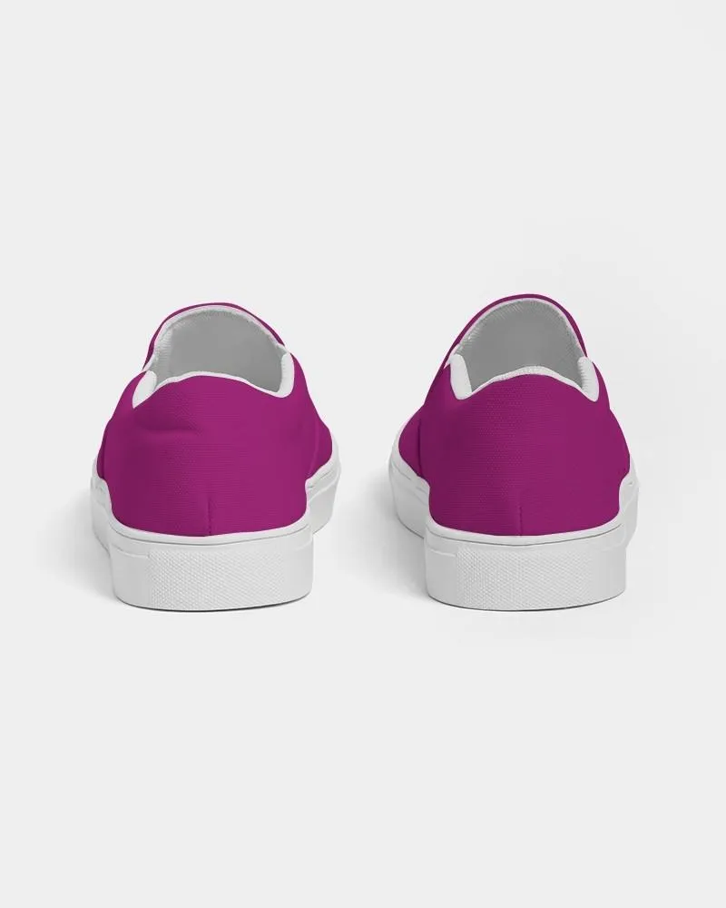 Shaded Magenta Slip-On Canvas Sneakers | Women's | C12M100Y0K30