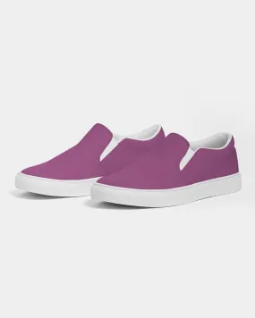 Shaded Midtone Purple Slip-On Canvas Sneakers | Women's | C20M80Y0K30