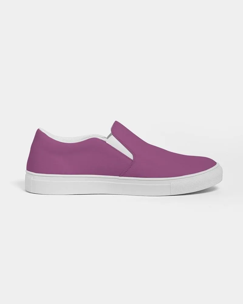 Shaded Midtone Purple Slip-On Canvas Sneakers | Women's | C20M80Y0K30