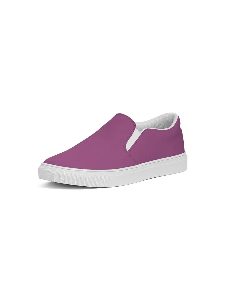 Shaded Midtone Purple Slip-On Canvas Sneakers | Women's | C20M80Y0K30