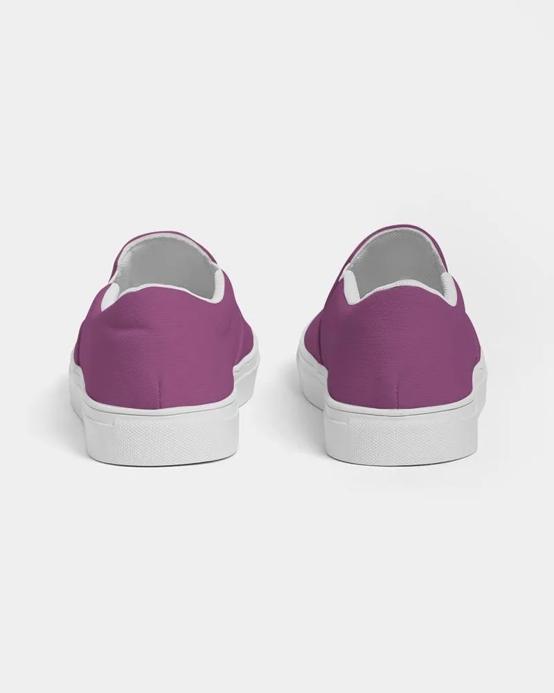 Shaded Midtone Purple Slip-On Canvas Sneakers | Women's | C20M80Y0K30