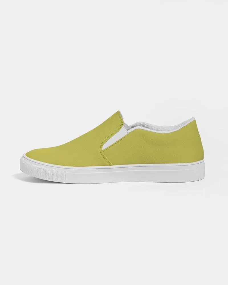 Shaded Midtone Yellow Slip-On Canvas Sneakers | Women's | C0M0Y80K30