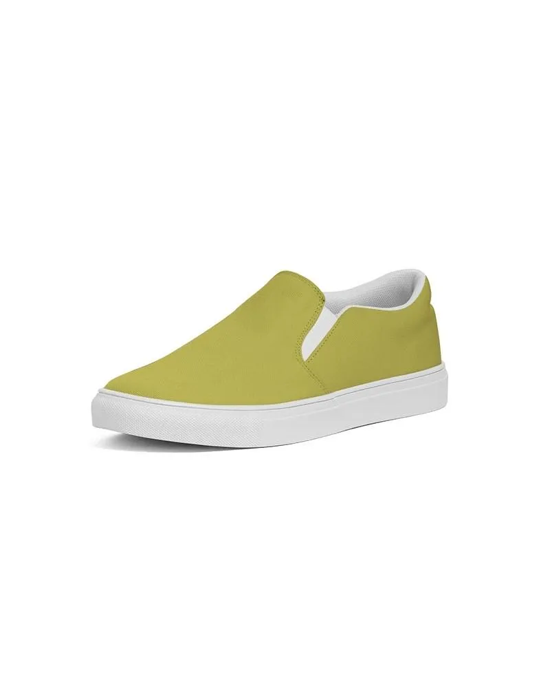 Shaded Midtone Yellow Slip-On Canvas Sneakers | Women's | C0M0Y80K30