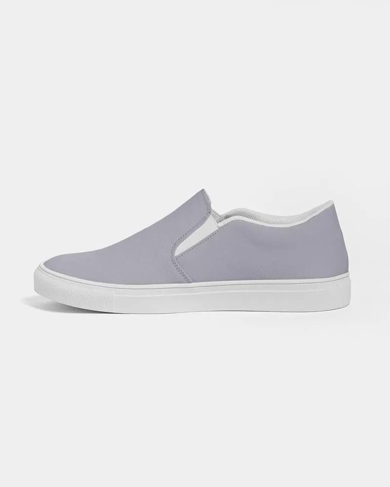 Shaded Pale Blue Gray Slip-On Canvas Sneakers | Women's | C10M10Y0K30