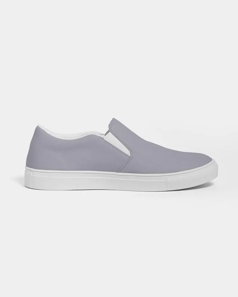 Shaded Pale Blue Gray Slip-On Canvas Sneakers | Women's | C10M10Y0K30