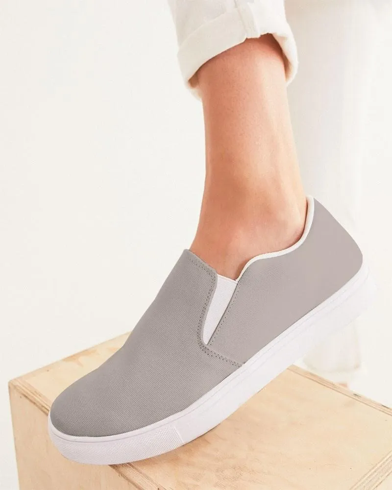 Shaded Pale Red Brown Slip-On Canvas Sneakers | Women's | C0M10Y10K30