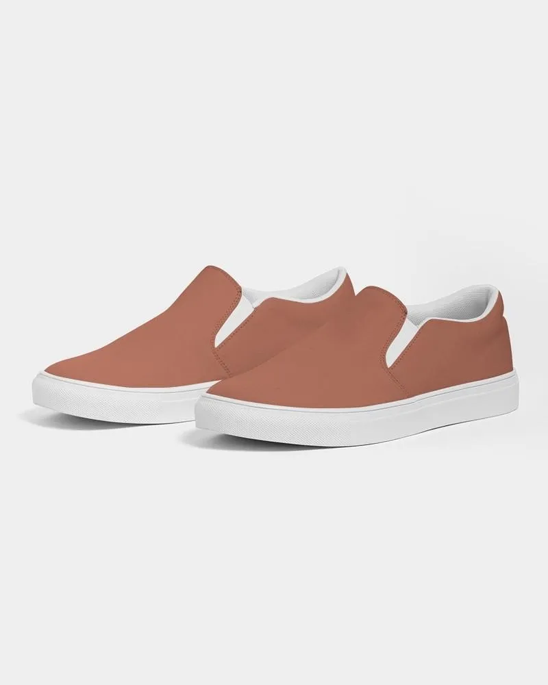 Shaded Pastel Red Slip-On Canvas Sneakers | Women's | C0M60Y60K30