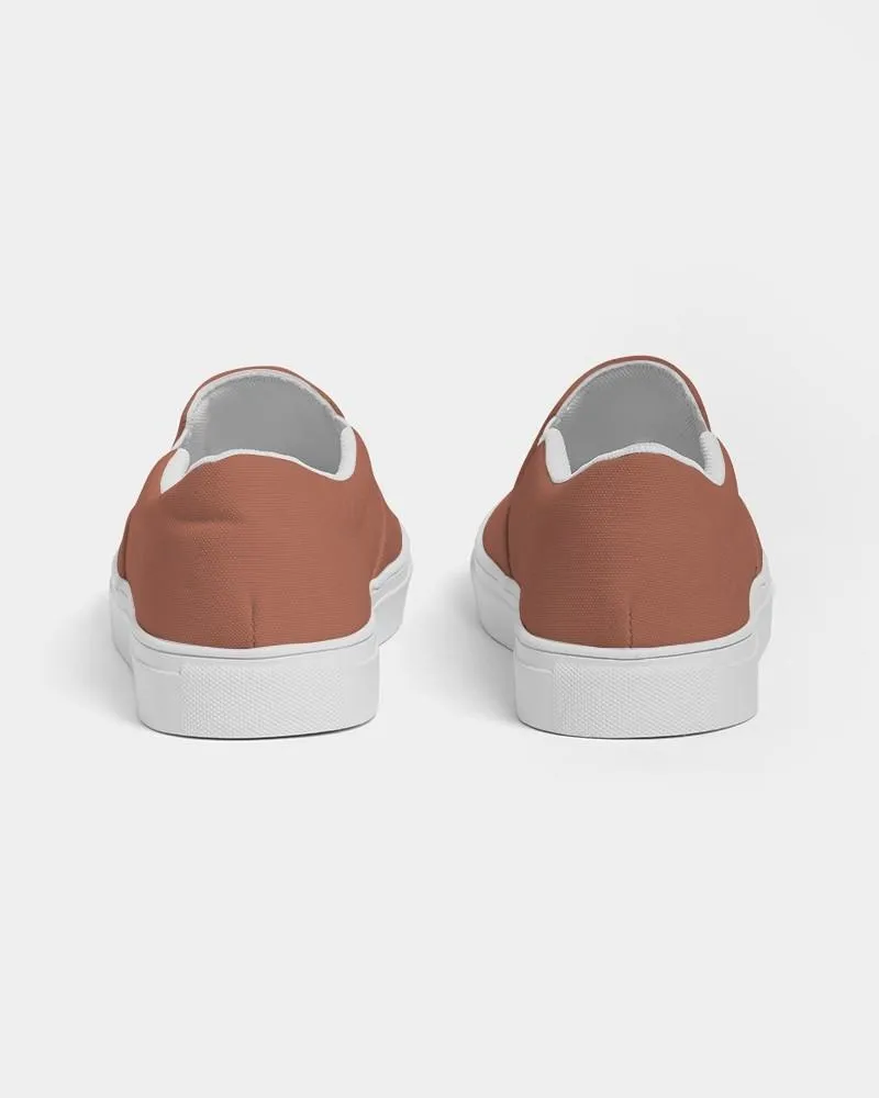 Shaded Pastel Red Slip-On Canvas Sneakers | Women's | C0M60Y60K30