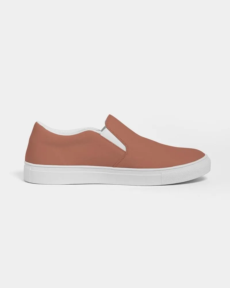 Shaded Pastel Red Slip-On Canvas Sneakers | Women's | C0M60Y60K30