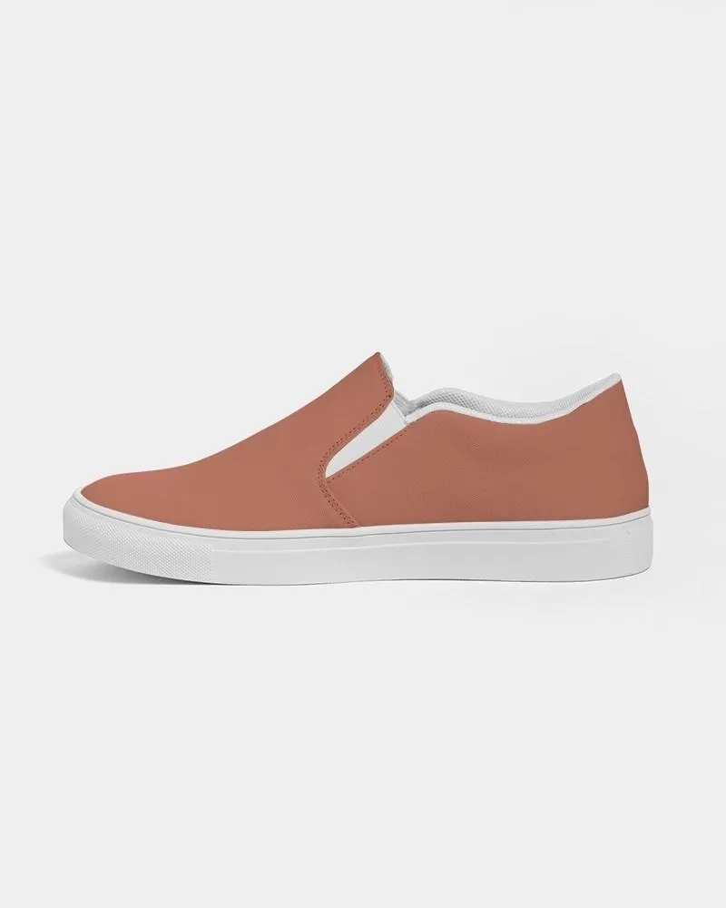 Shaded Pastel Red Slip-On Canvas Sneakers | Women's | C0M60Y60K30