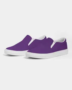 Shaded Violet Slip-On Canvas Sneakers | Women's | C75M100Y0K30