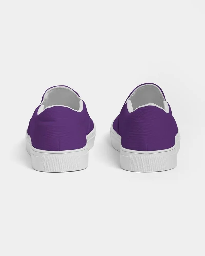 Shaded Violet Slip-On Canvas Sneakers | Women's | C75M100Y0K30