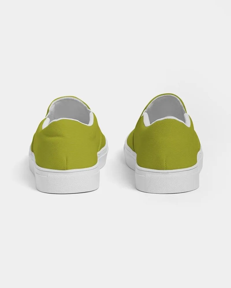 Shaded Yellow Slip-On Canvas Sneakers | Women's | C12M0Y100K30